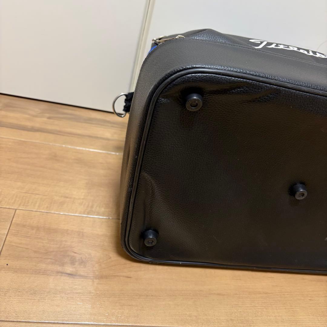 【美品】タイトリスト　ゴルフボストンバッグ　メンズブラック