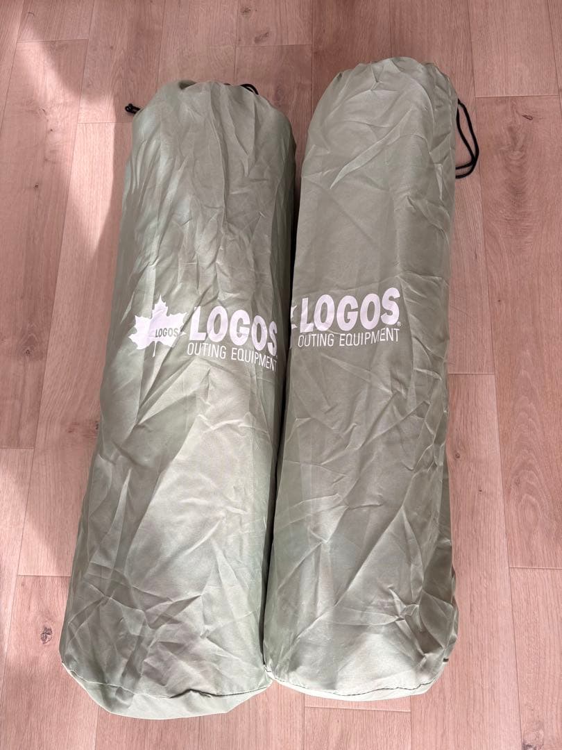 値下げ‼️極美品‼️LOGOS ロゴス　55セルフインフレートマット　ソロ2個