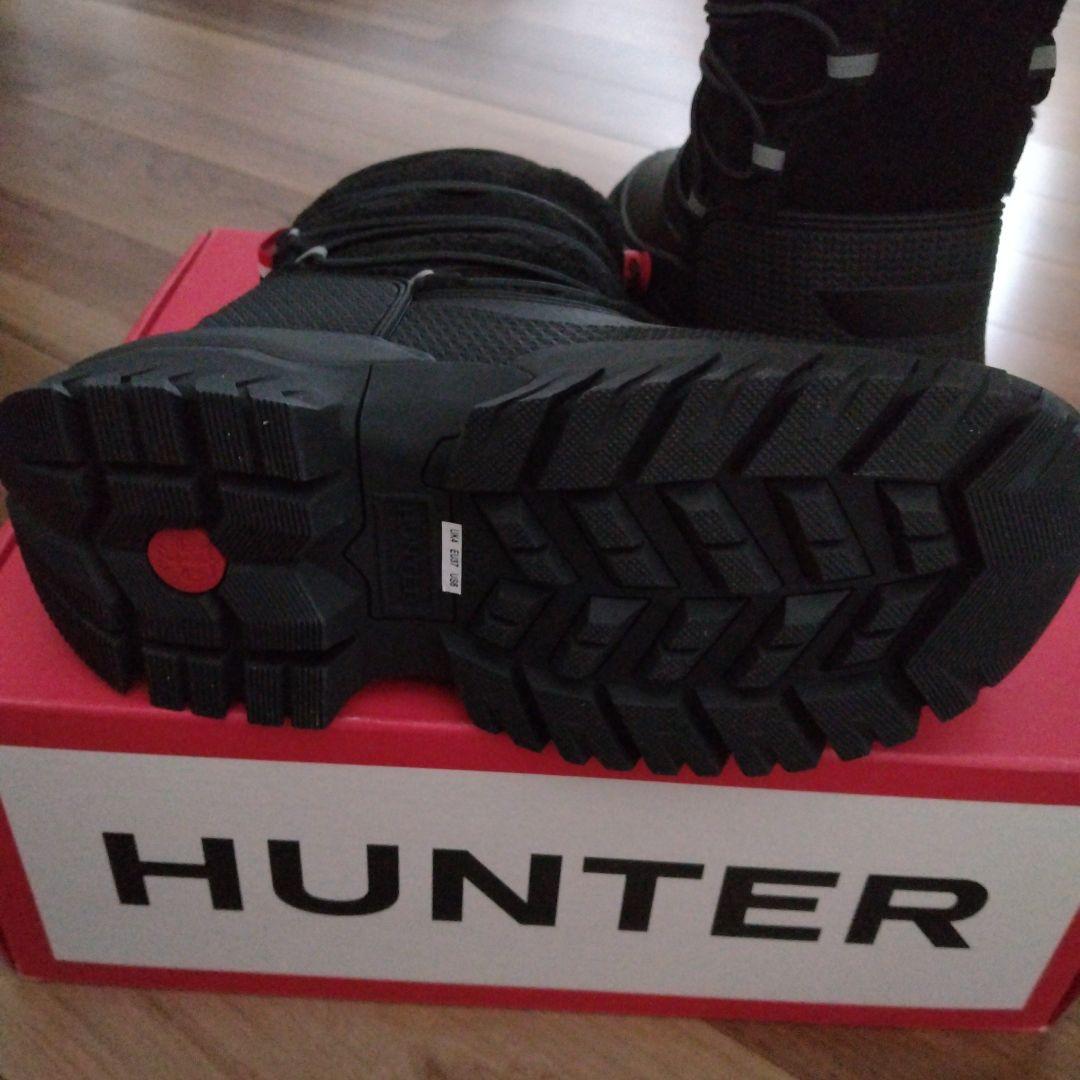 HUNTER 　スノーブーツ ブラック 23cm 新品