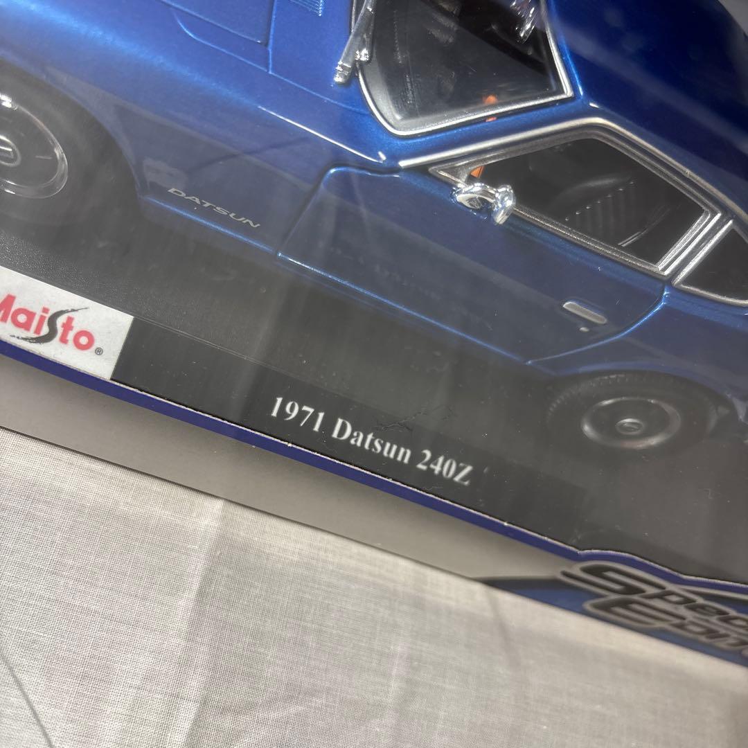 日産　ダットサン240Z ブルー　マイスト 1/18