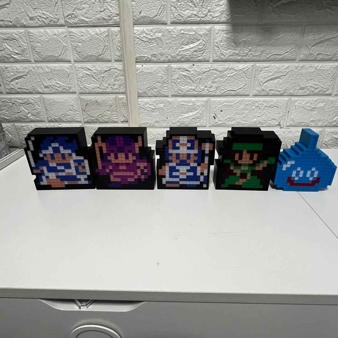 【セット特価】ドラゴンクエストピクセライト　勇者　戦士　僧侶　魔法使い　スライム