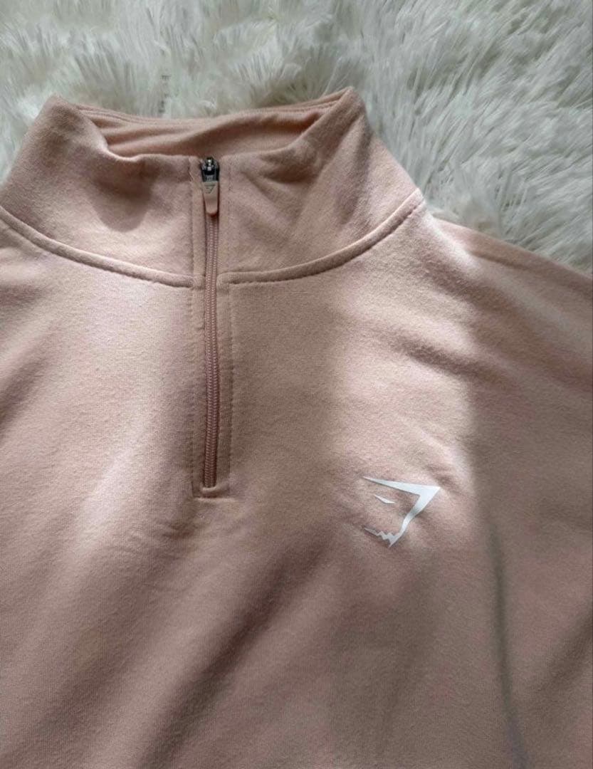  Xs ピンク ハーフジップ セットアップ