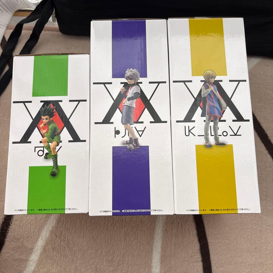 ハンターハンター1番くじ　ゴン　キルア　クラピカ　フィギュア