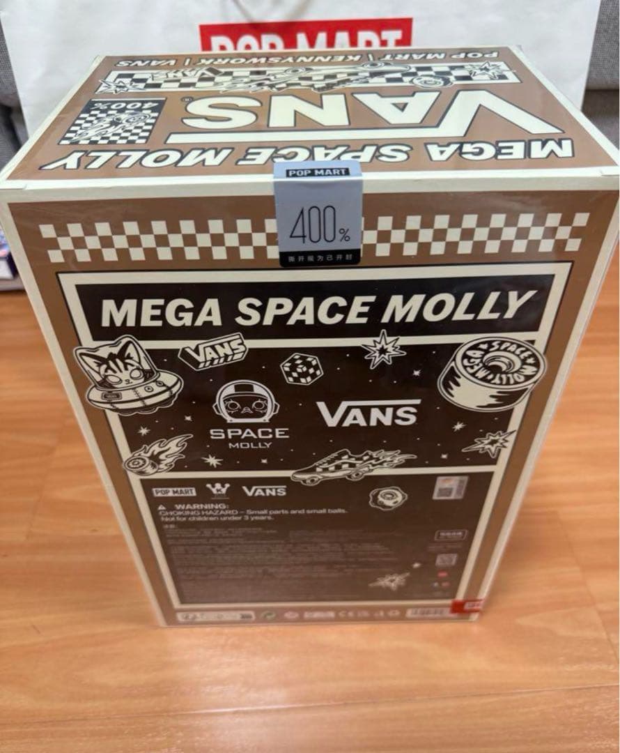 POPMART MEGA SPACE MOLLY 400% VANS 新品未開封
