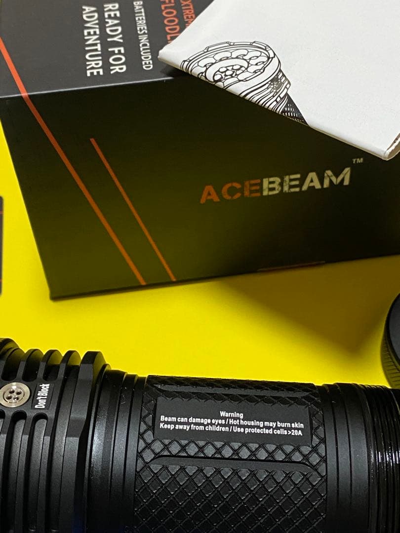 【新品 点灯チェックのみ】ACEBEAM X80-GT 32500ルーメンライト