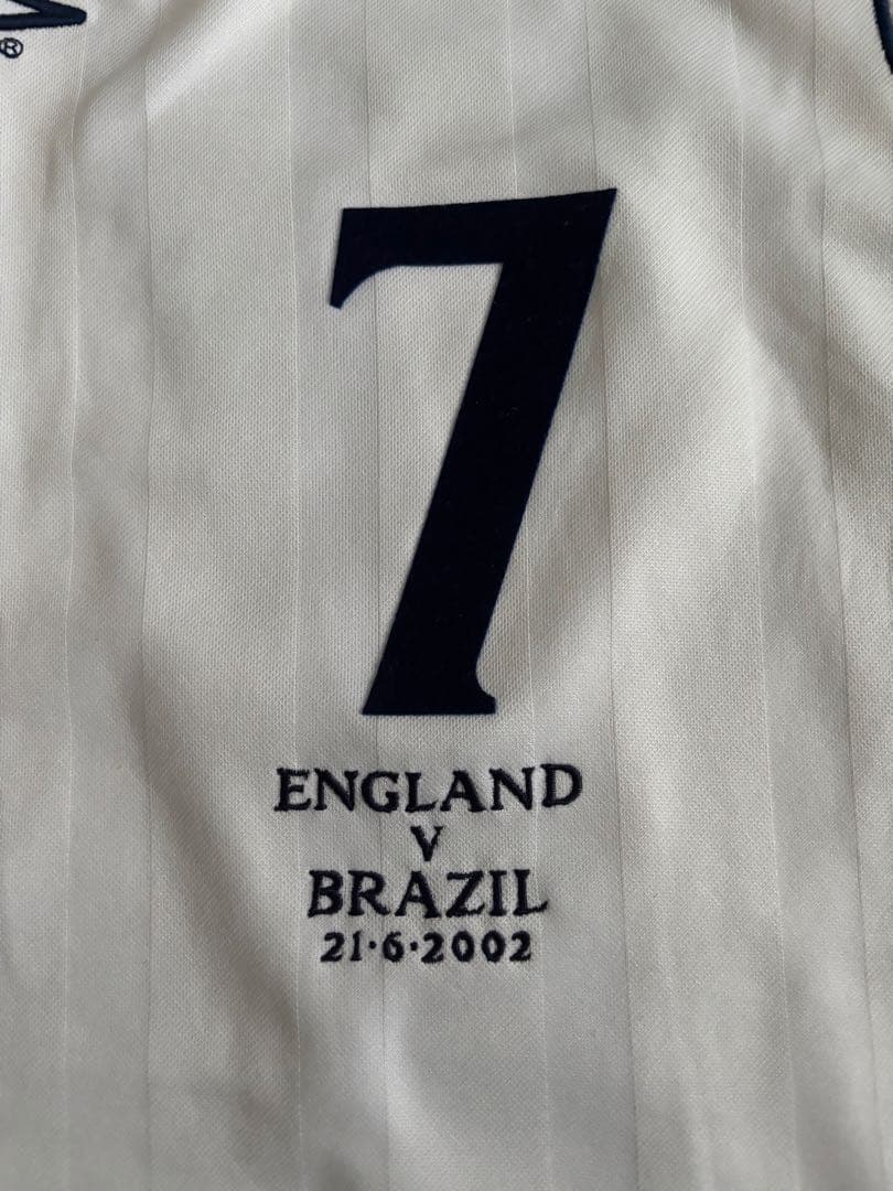 正規品　Umbro イングランド代表 2002 ベッカム 7番ユニフォーム