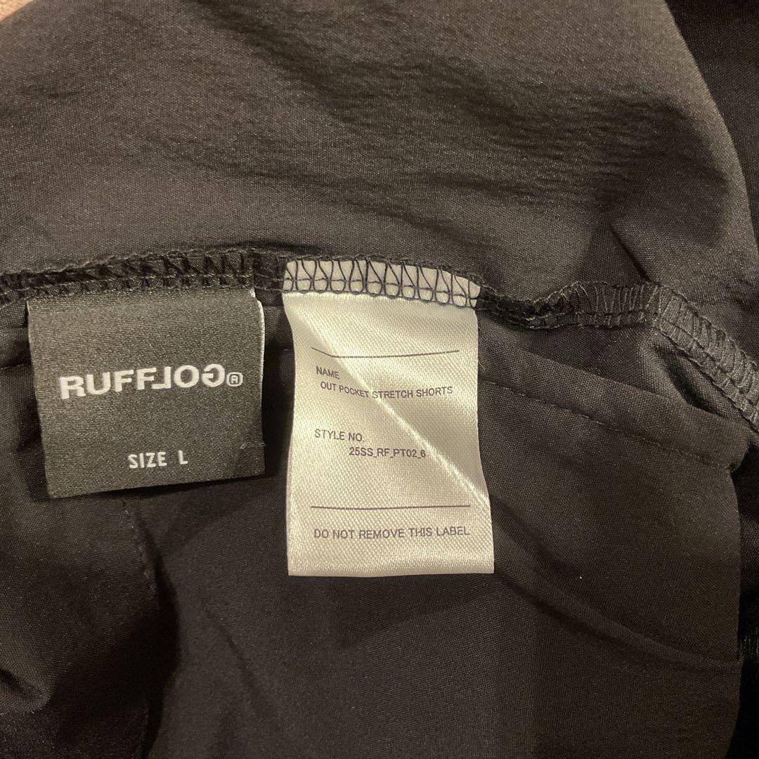 RUFFLOG OUT POCKET STRETCH SHORTSブラック　L