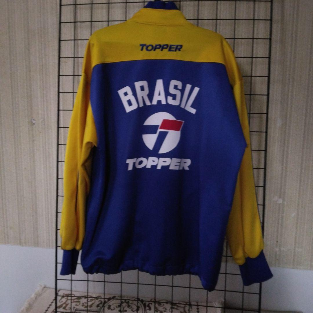トッパーCBF 86年WMブラジル代表選手型 ジャージ上下セットM。パンツ付き