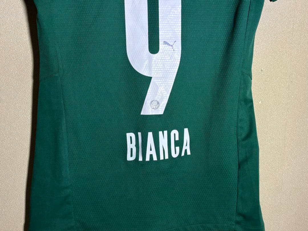 美品Puma Palmeirasパルメイラス女子Bianca選手ユニフォームM