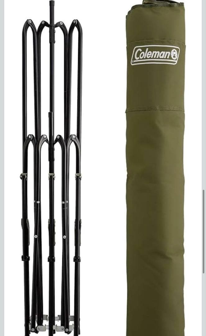 Coleman 2人用折りたたみアウトドアチェア オリーブ