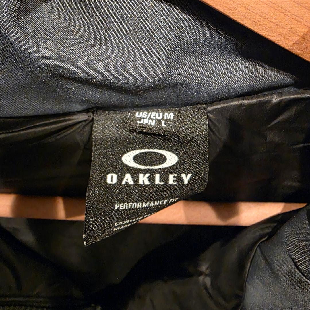 【美品】OAKLEY　 ネイビー　 グレー　 ジャケット 　L　ゴルフ