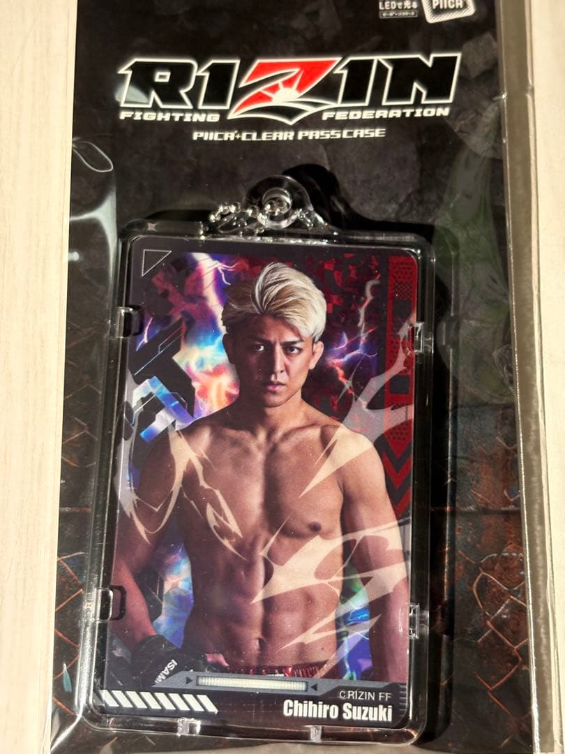 RIZINクリアパスケース　鈴木千裕 ICカードケース RIZIN
