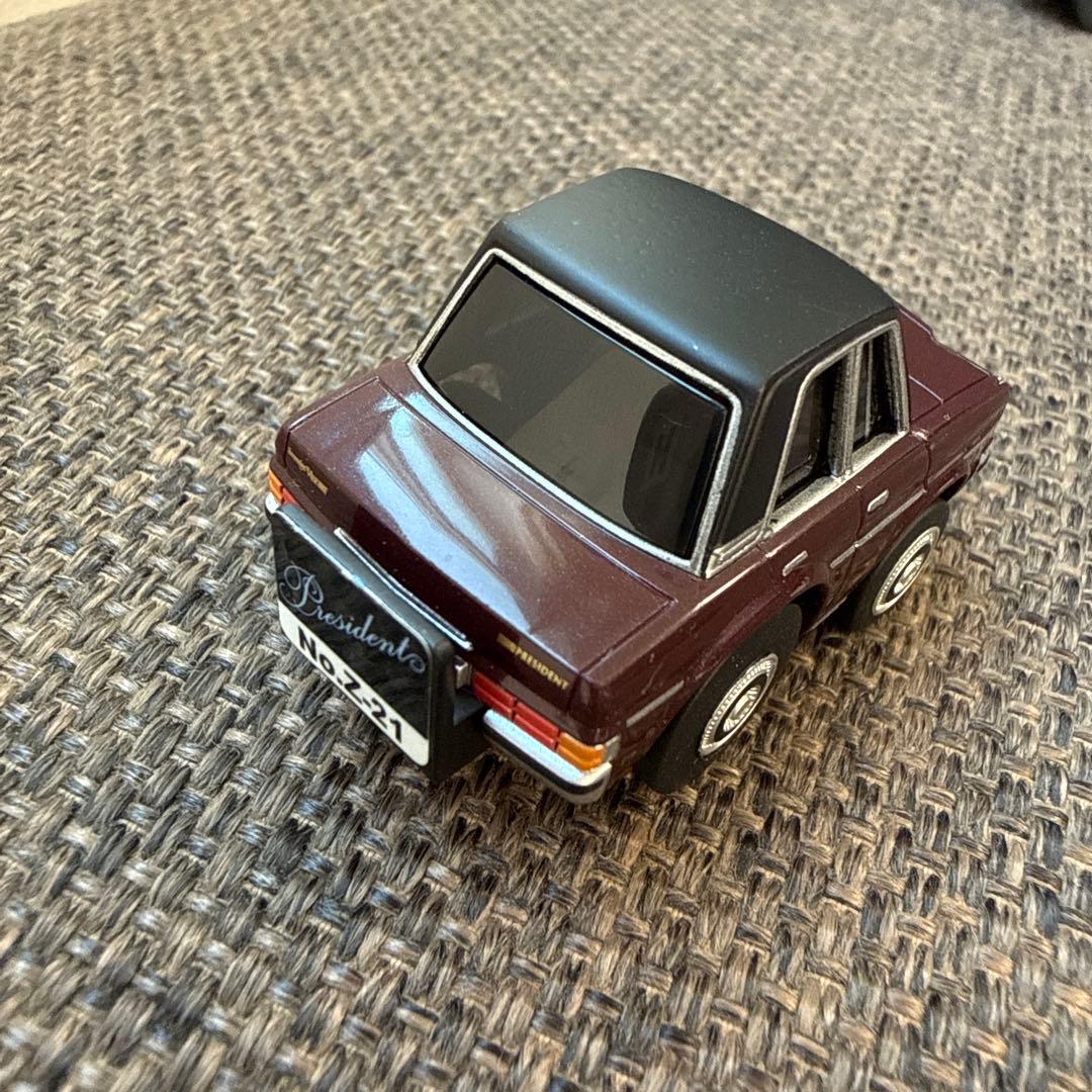 【美品】チョロQ Zero 日産プレジデント銀・黒・エンジ（箱なし）3台セット