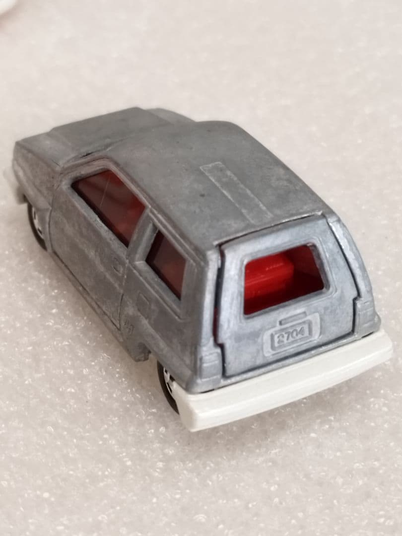 トミカ赤箱　No54　ホンダ　シティターボⅡ　無塗装