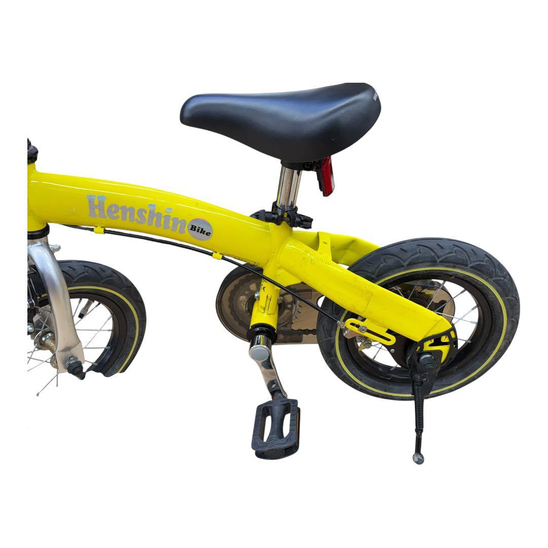 【スタンド付き】Henshin Bike へんしんバイク 12.5インチ イエロ