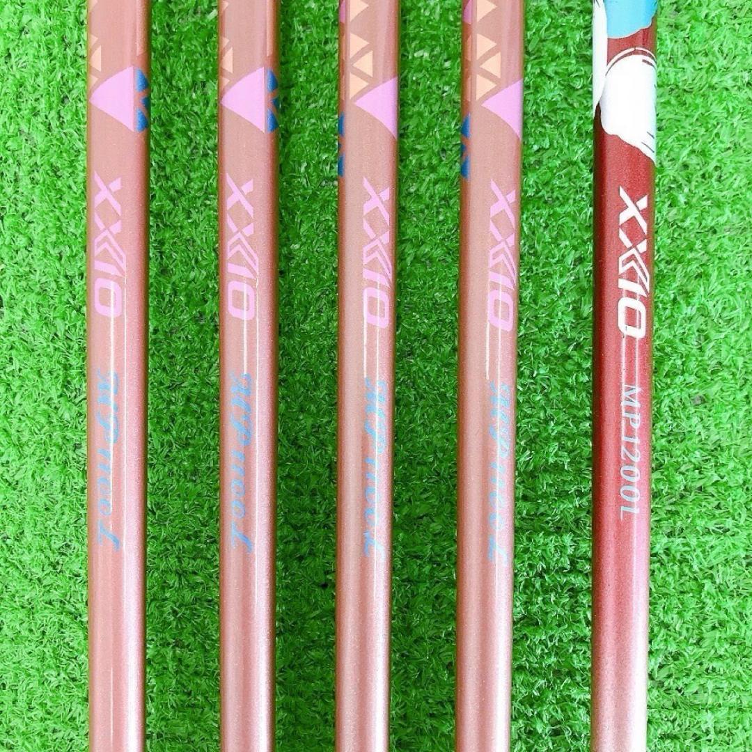 テ50★ゼクシオ11&12 レディースアイアンセット ボルドー XXIO女性用L