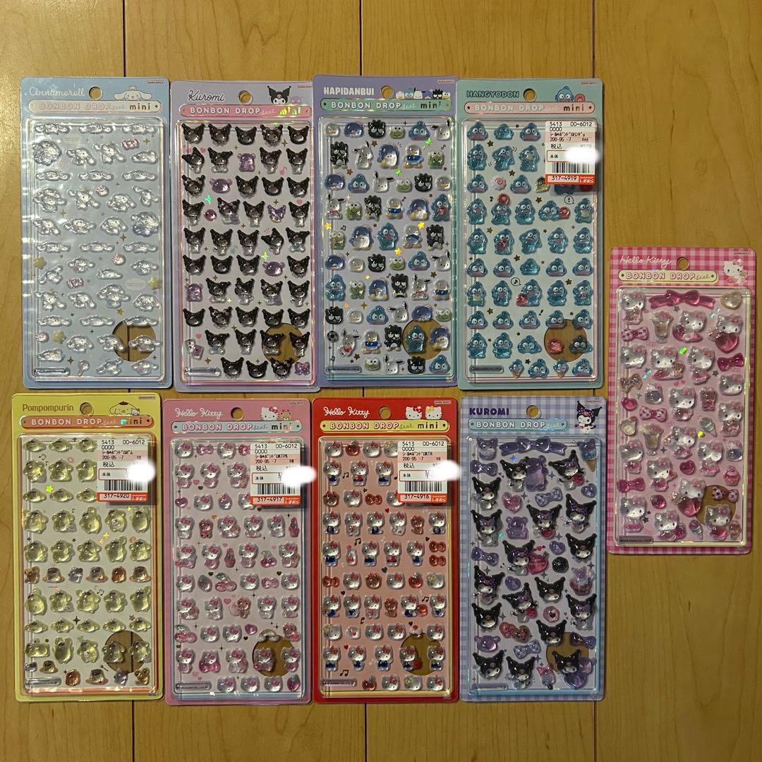すべて国内正規品　サンリオシール　まとめ売り