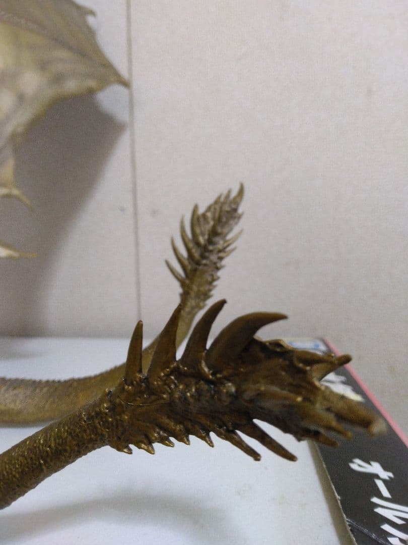 翼トゲ折れ/箱欠品　隙間ホコリ　細かな傷　超激造シリーズ キングギドラ2019