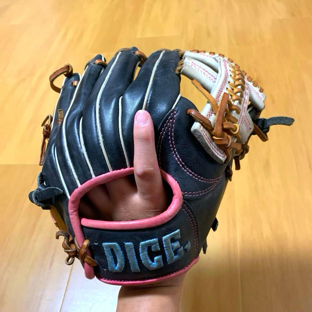 野球グローブ　希少モデル DICE. ダイス 限定モデル 一般 軟式 内野手用