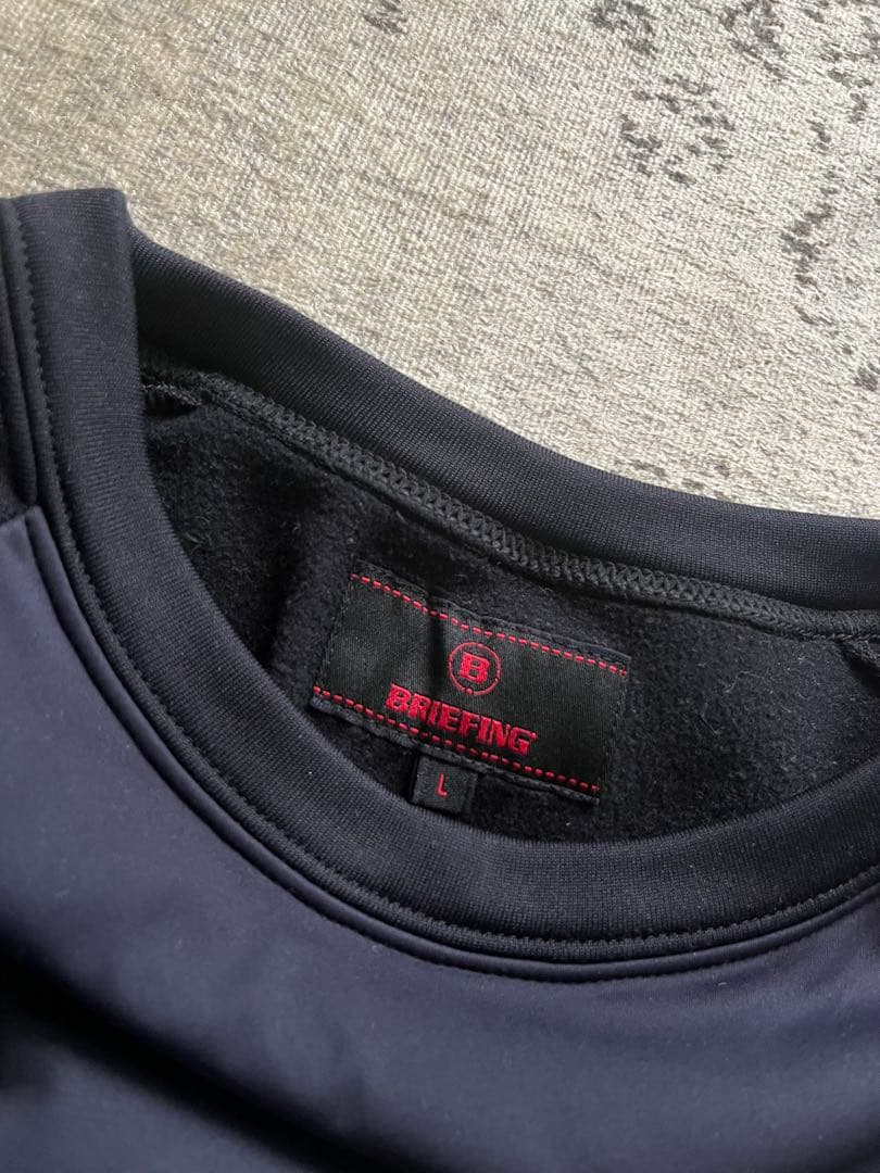 ブリーフィング　ゴルフ　 POLARTEC WINDBLOCK CREWNECK
