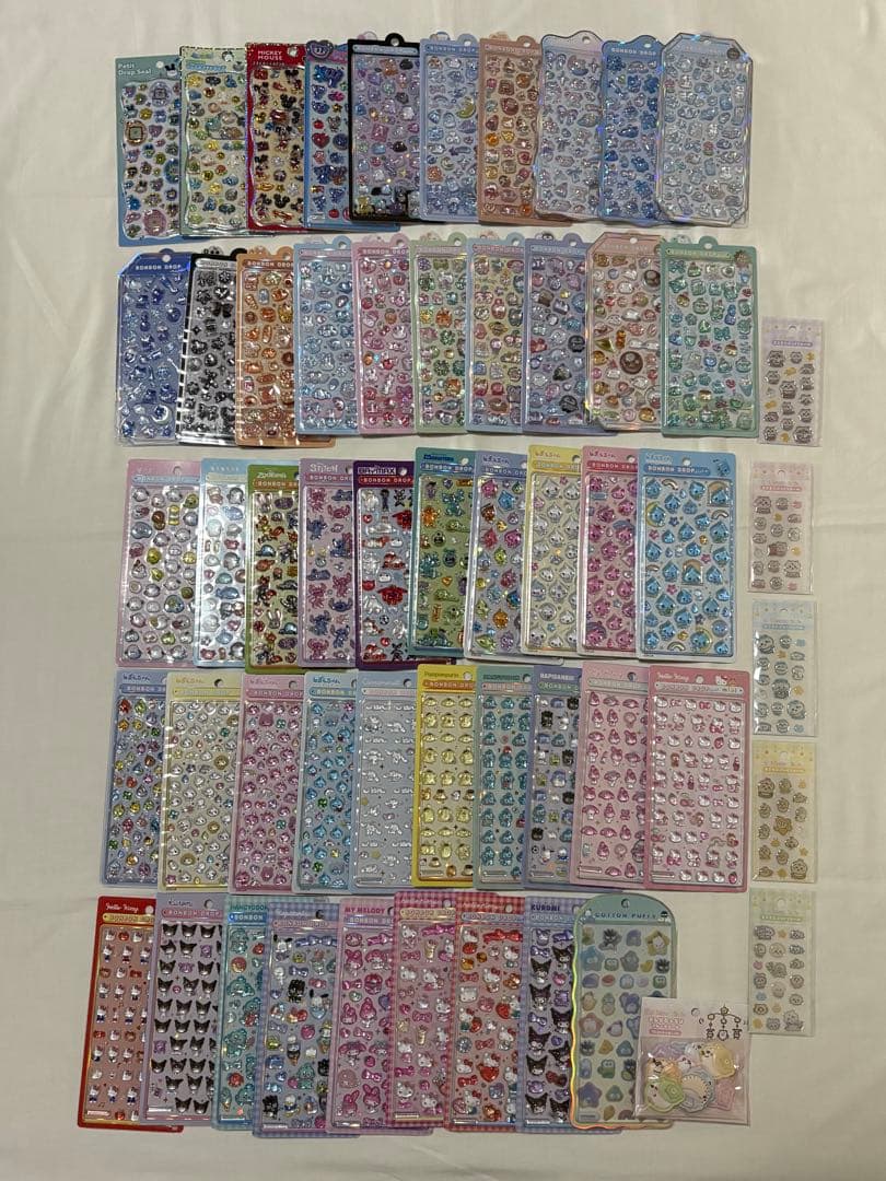 ボンボンドロップシール ボンドロ うるちゅる 等シール まとめ売り 計55点