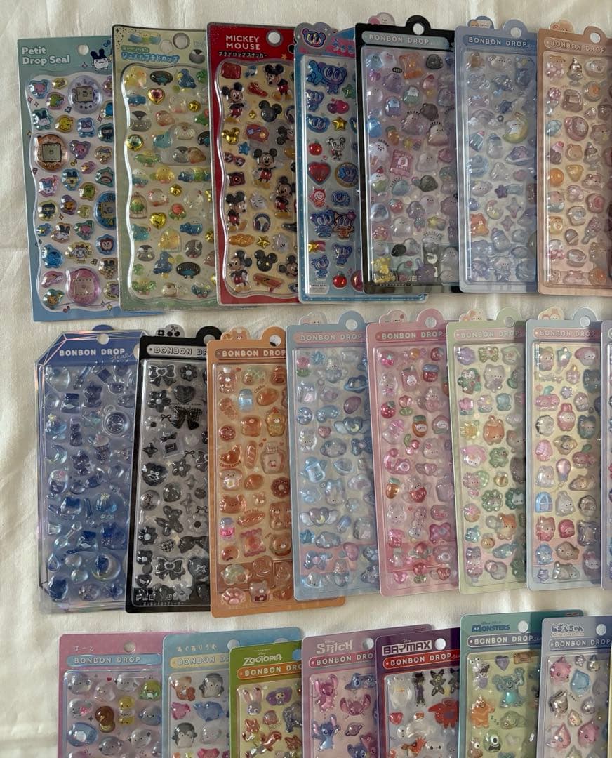 ボンボンドロップシール ボンドロ うるちゅる 等シール まとめ売り 計55点