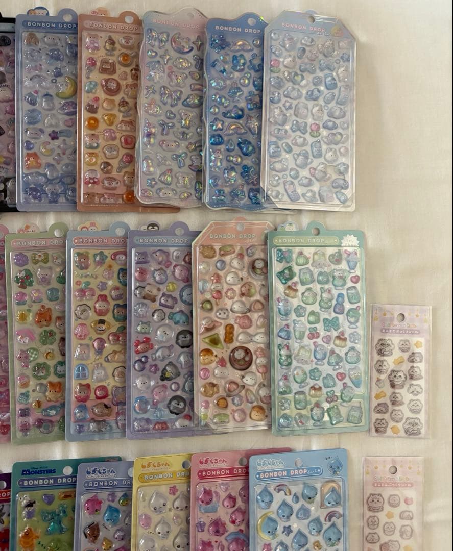 ボンボンドロップシール ボンドロ うるちゅる 等シール まとめ売り 計55点