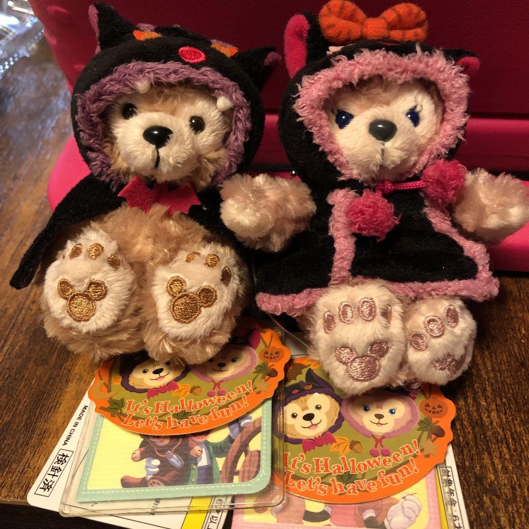 ダッフィー   ハロウィン　ぬいぐるみバッチ