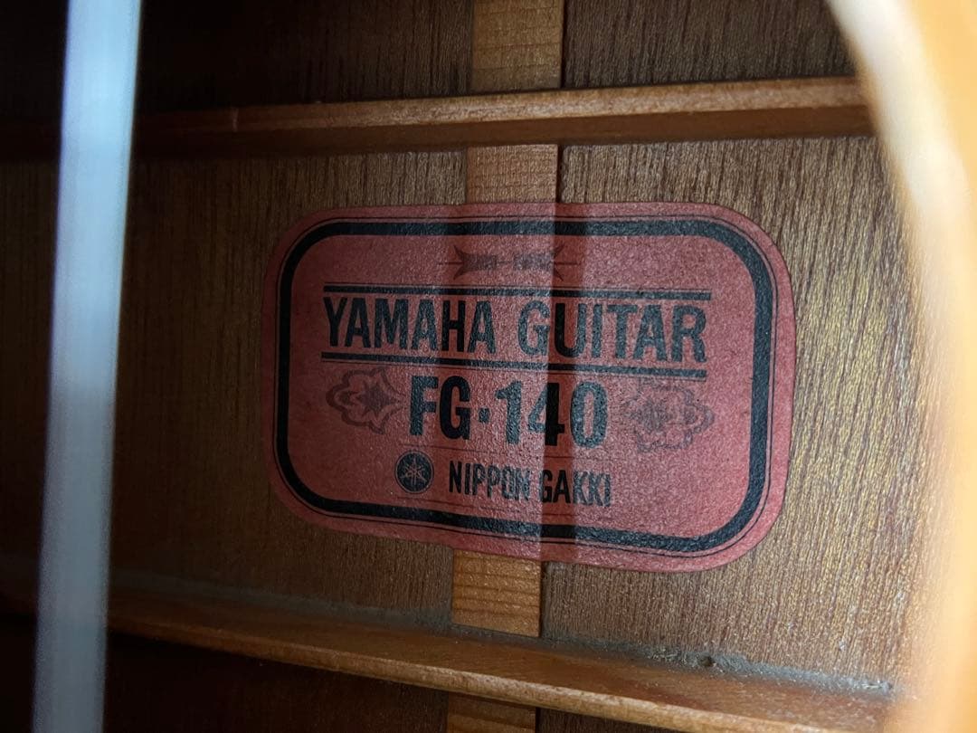 YAMAHA FG-140 赤ラベル アコギ ジャパンビンテージ 1972年製