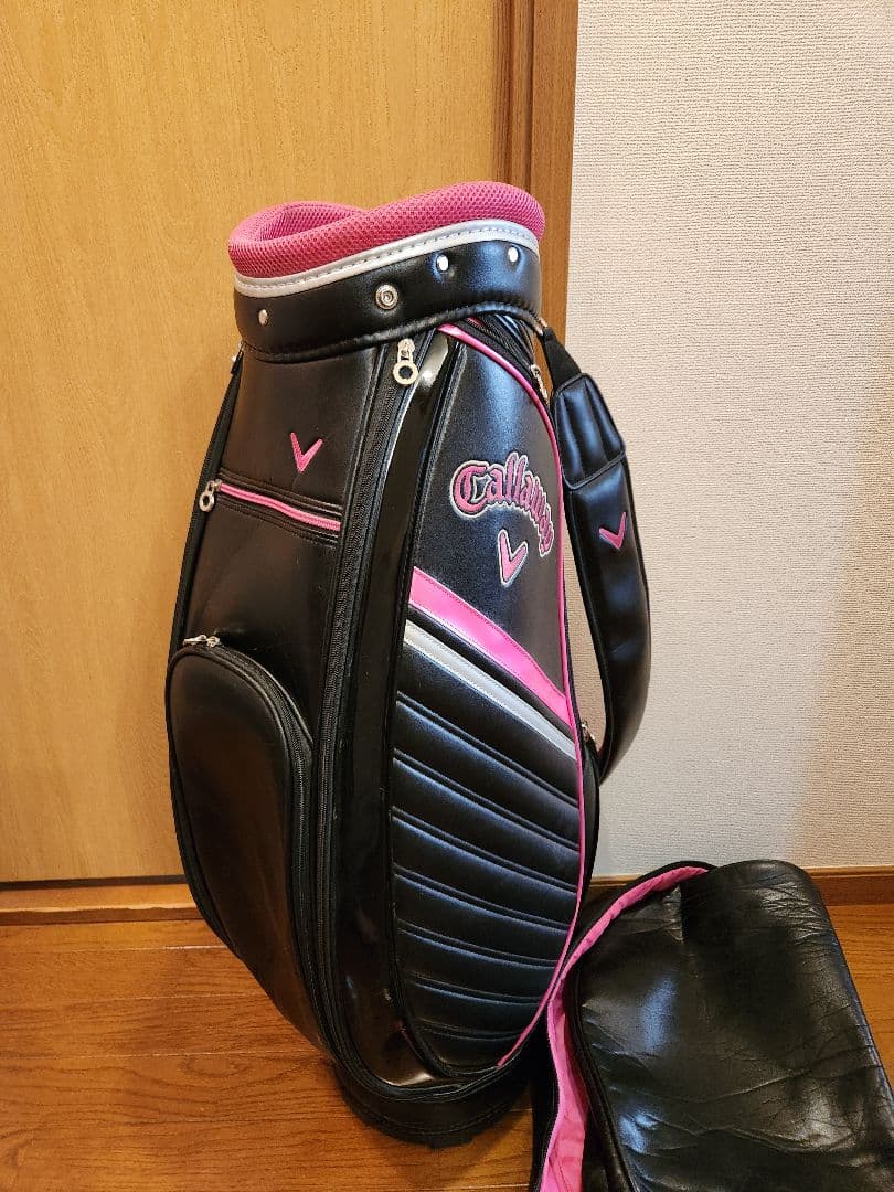 Callaway キャディバッグ 黒/ピンク　レディース