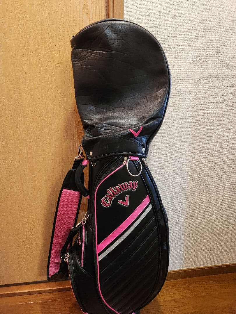 Callaway キャディバッグ 黒/ピンク　レディース