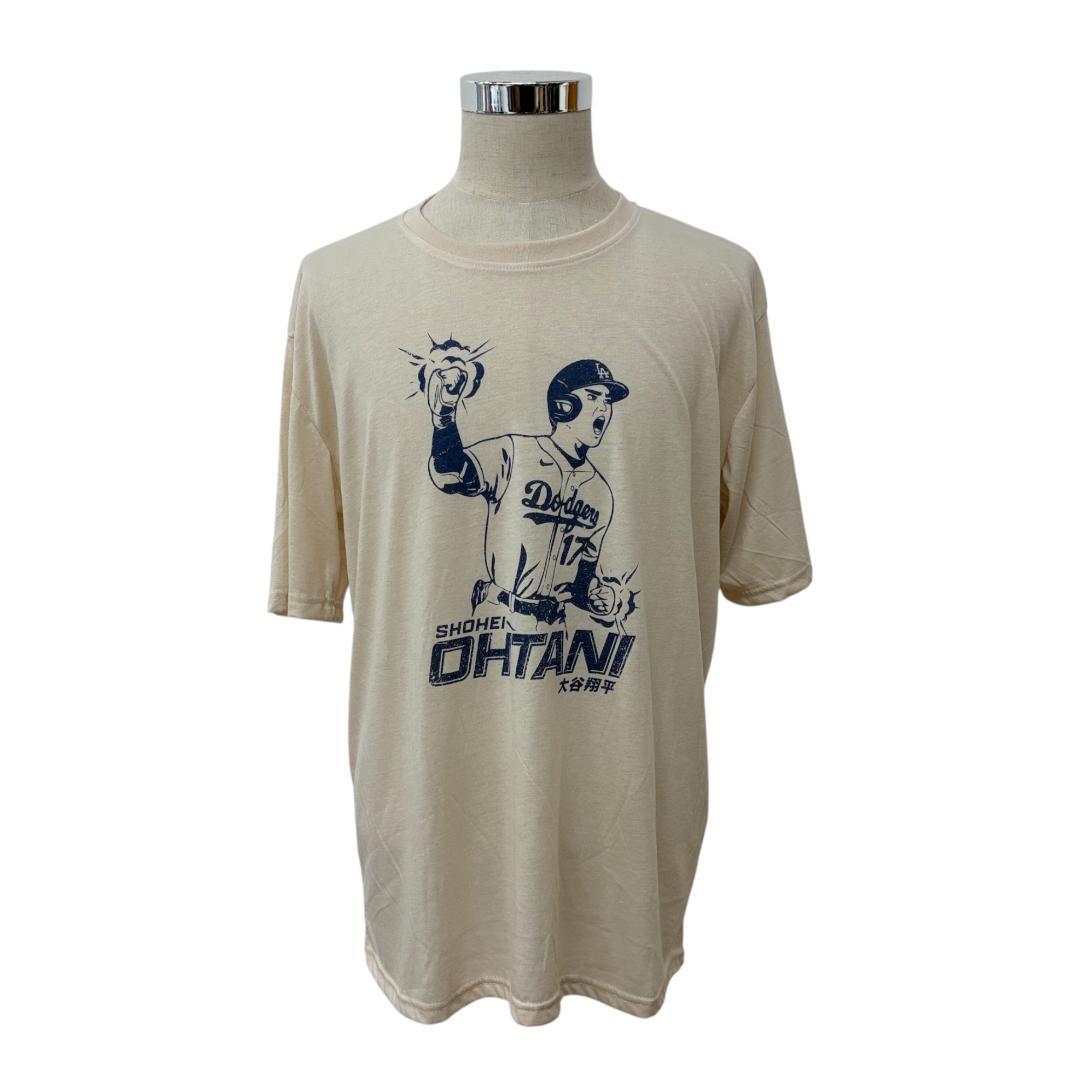 ★美品 Dodgers ドジャーズ 大谷翔平 プリントTシャツ XL 半袖