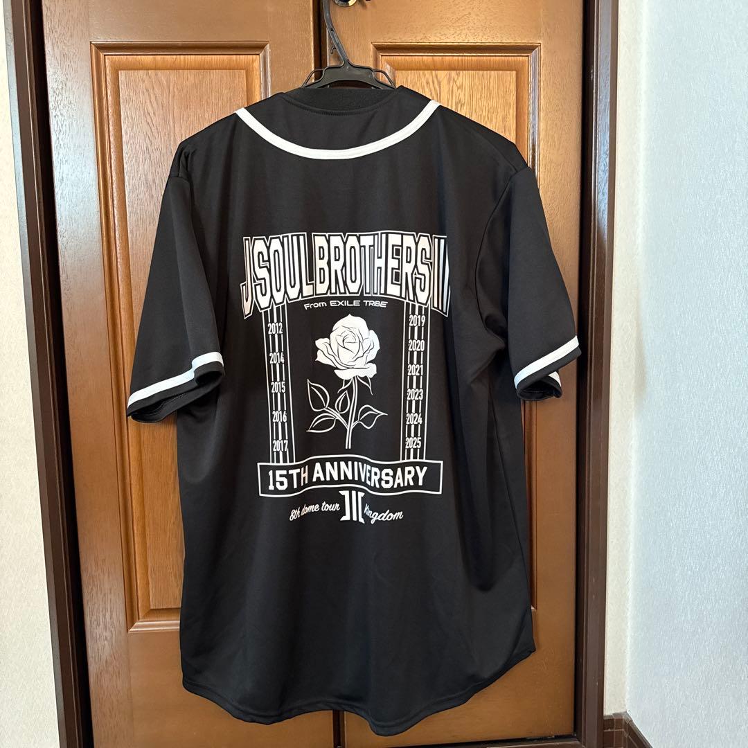 三代目JSB KINGDOM ベースボールTシャツ 黒
