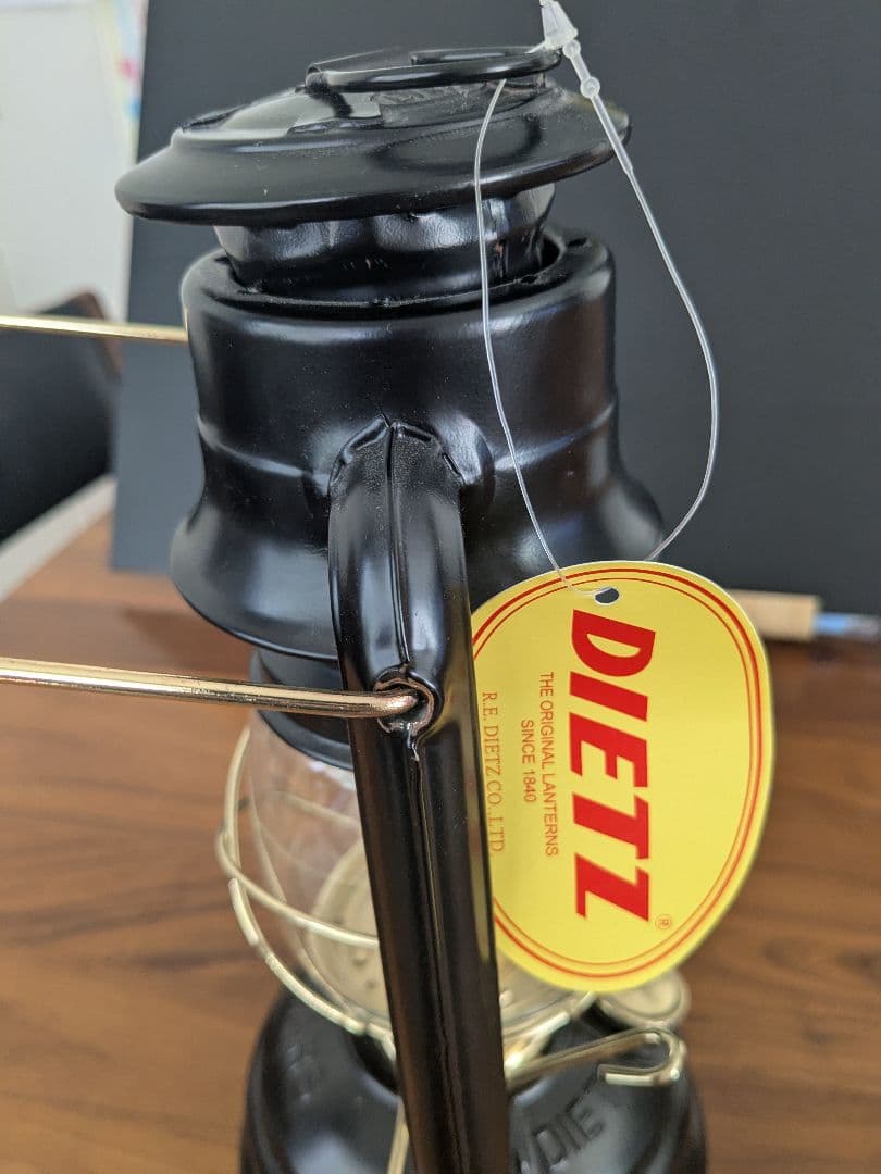 Ditz No.78 ハリケーンランタン78 デイツランタンブラックゴールド黒金