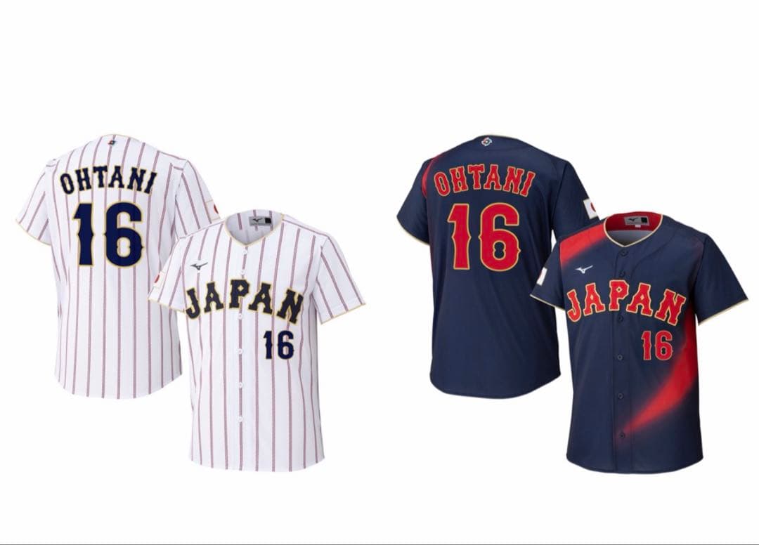 【新品】2026 WBC　大谷翔平　レプリカユニフォーム　2種セット　XOサイズ