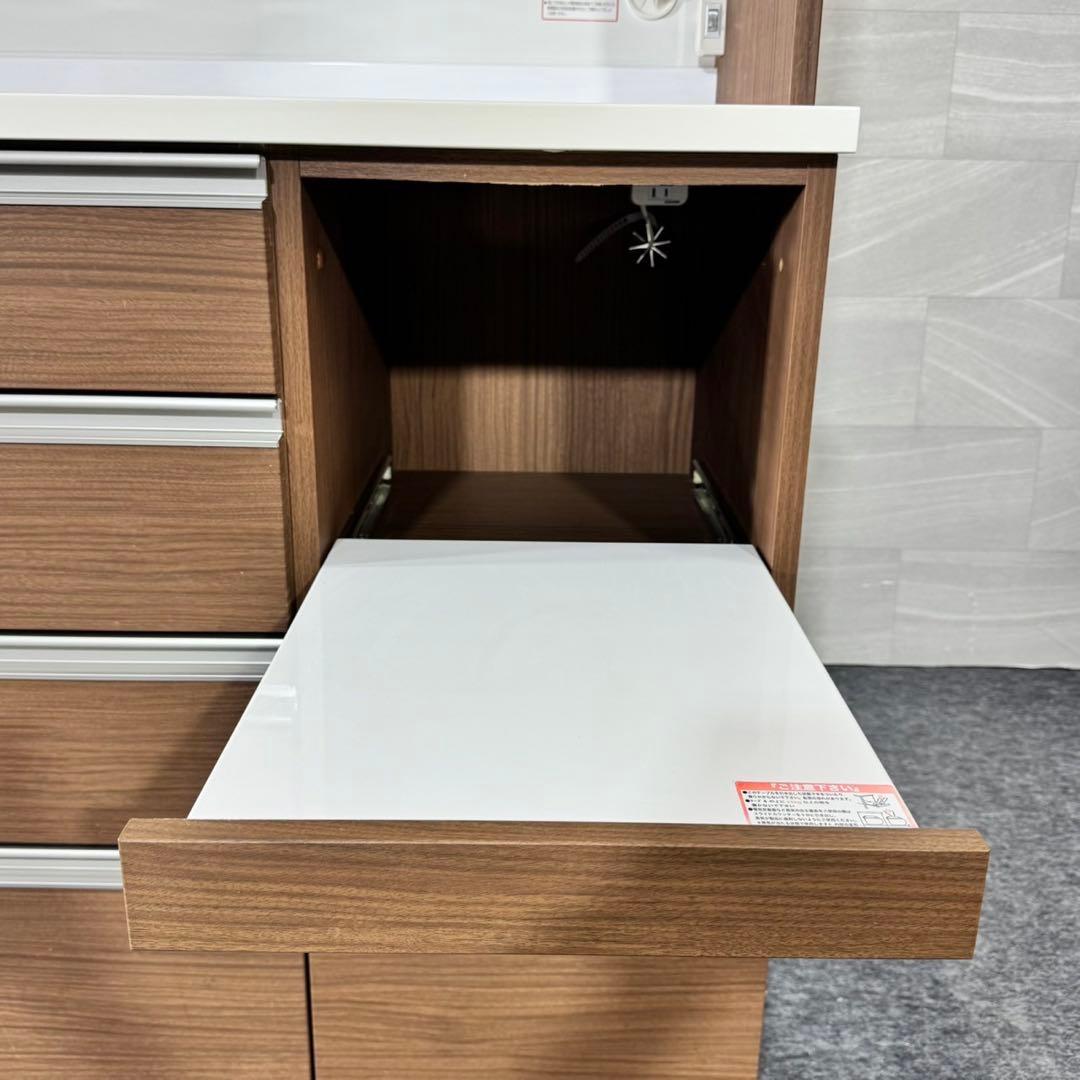 ニトリ 食器棚 リガーレ 120cm キッチンボード シンプル 家具d5341