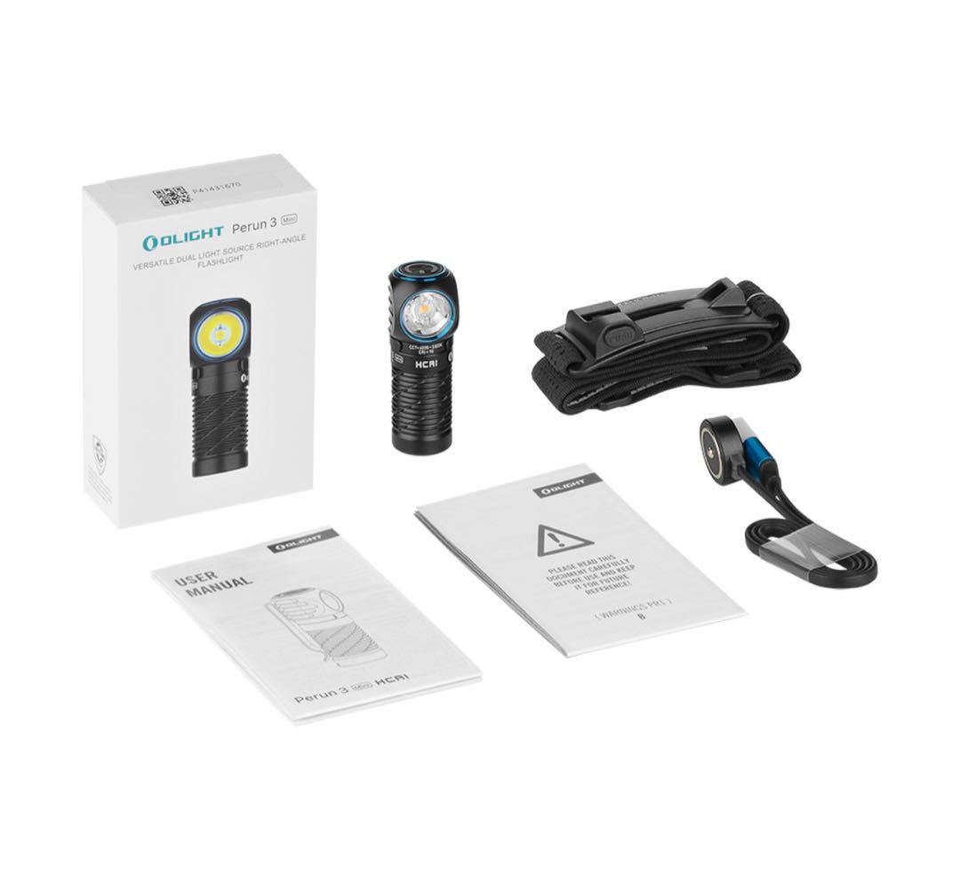 オーライト　olight perun3 mini HCRI NW ブラック