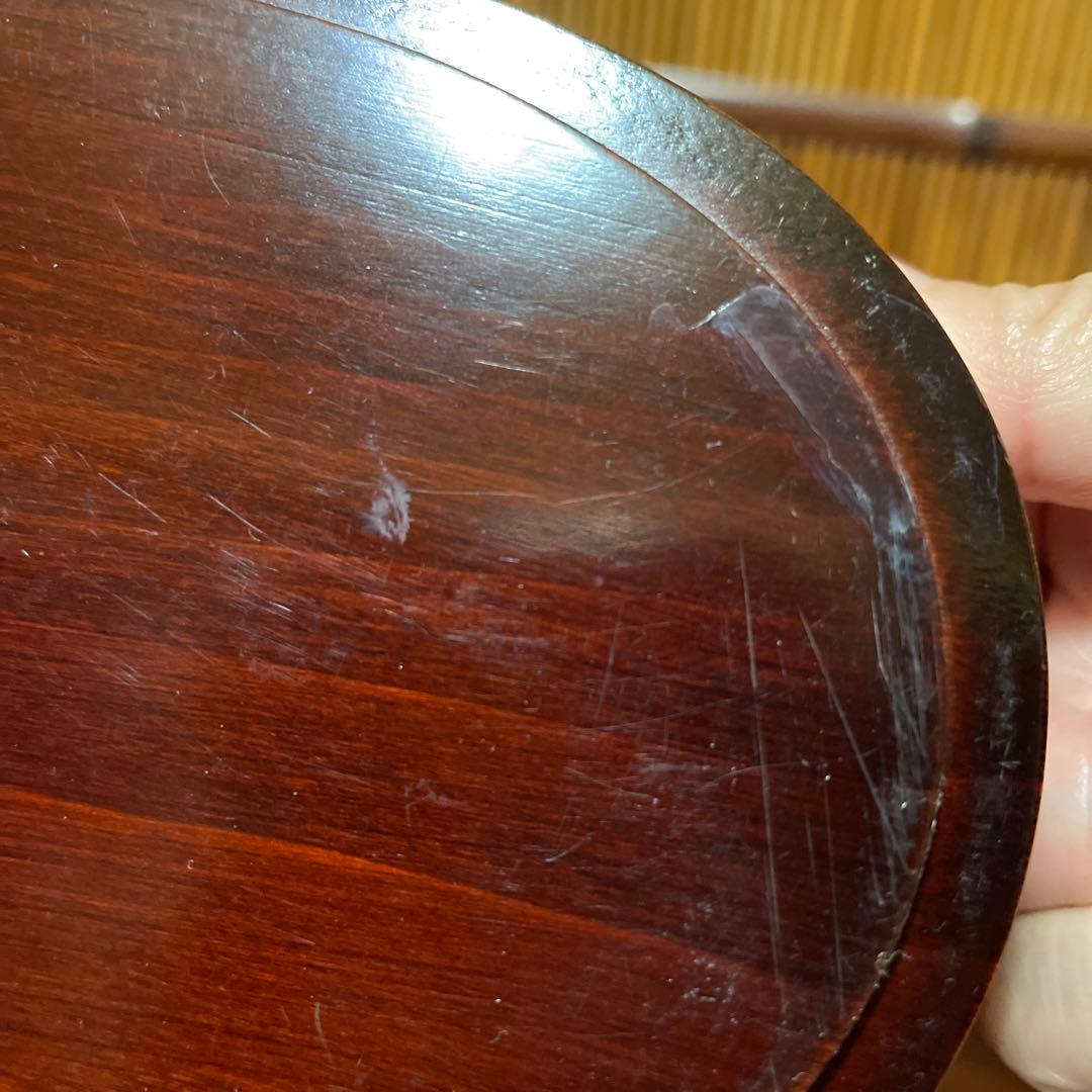 木製　漆塗り　弁当箱2段
