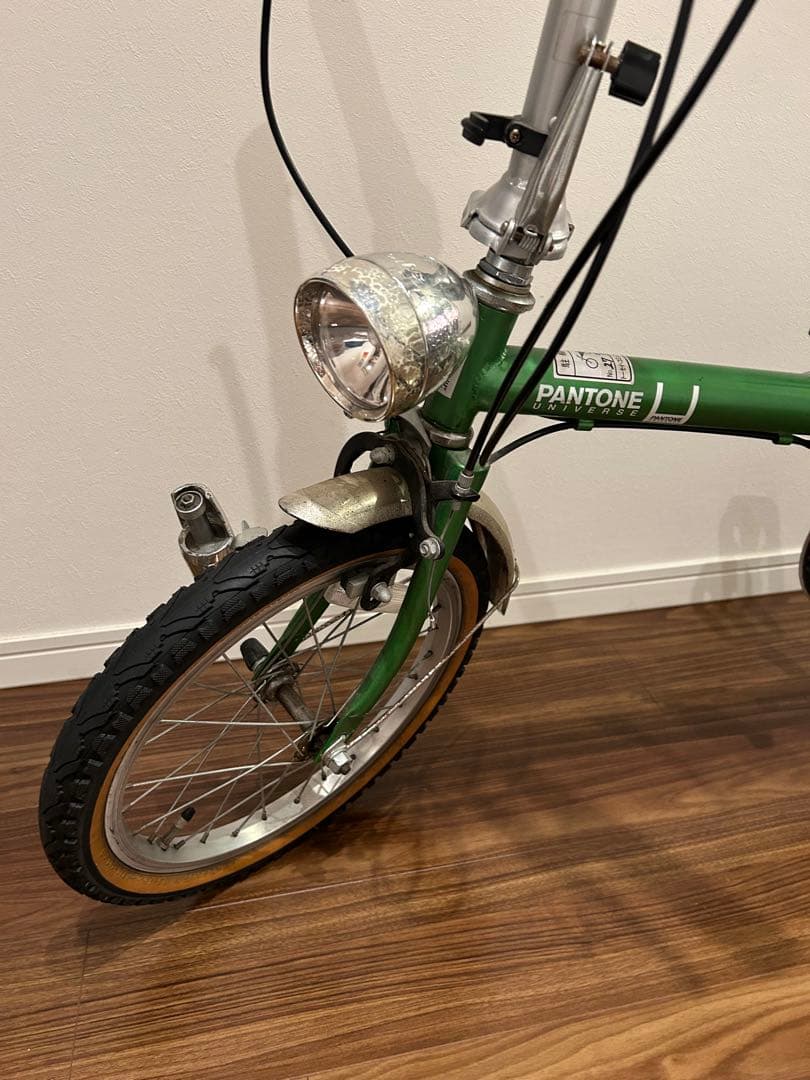 PANTONE UNIVERSE 折りたたみ自転車 グリーン