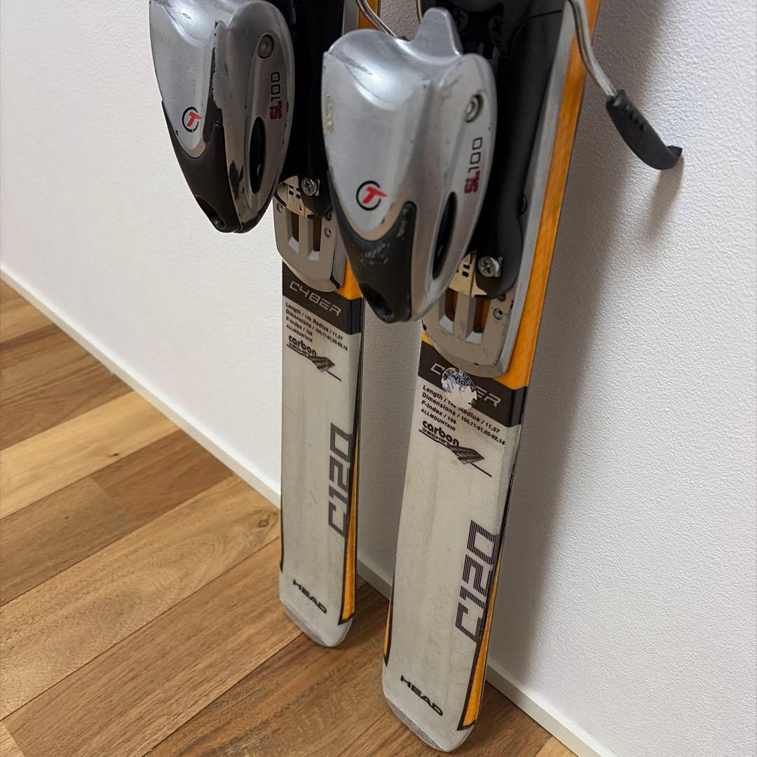 HEAD C120 スキーセット ビンディング付き150cm