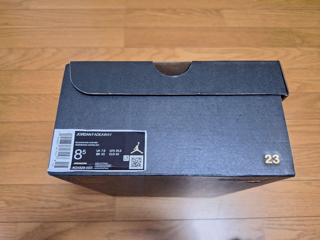 エアジョーダン　フェイダウェイ　ブラック　 26.5cm