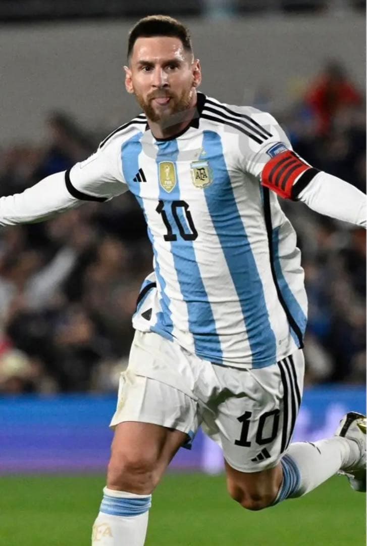 オーセンティック アルゼンチン代表 ユニフォーム Ｍサイズ スリースター メッシ