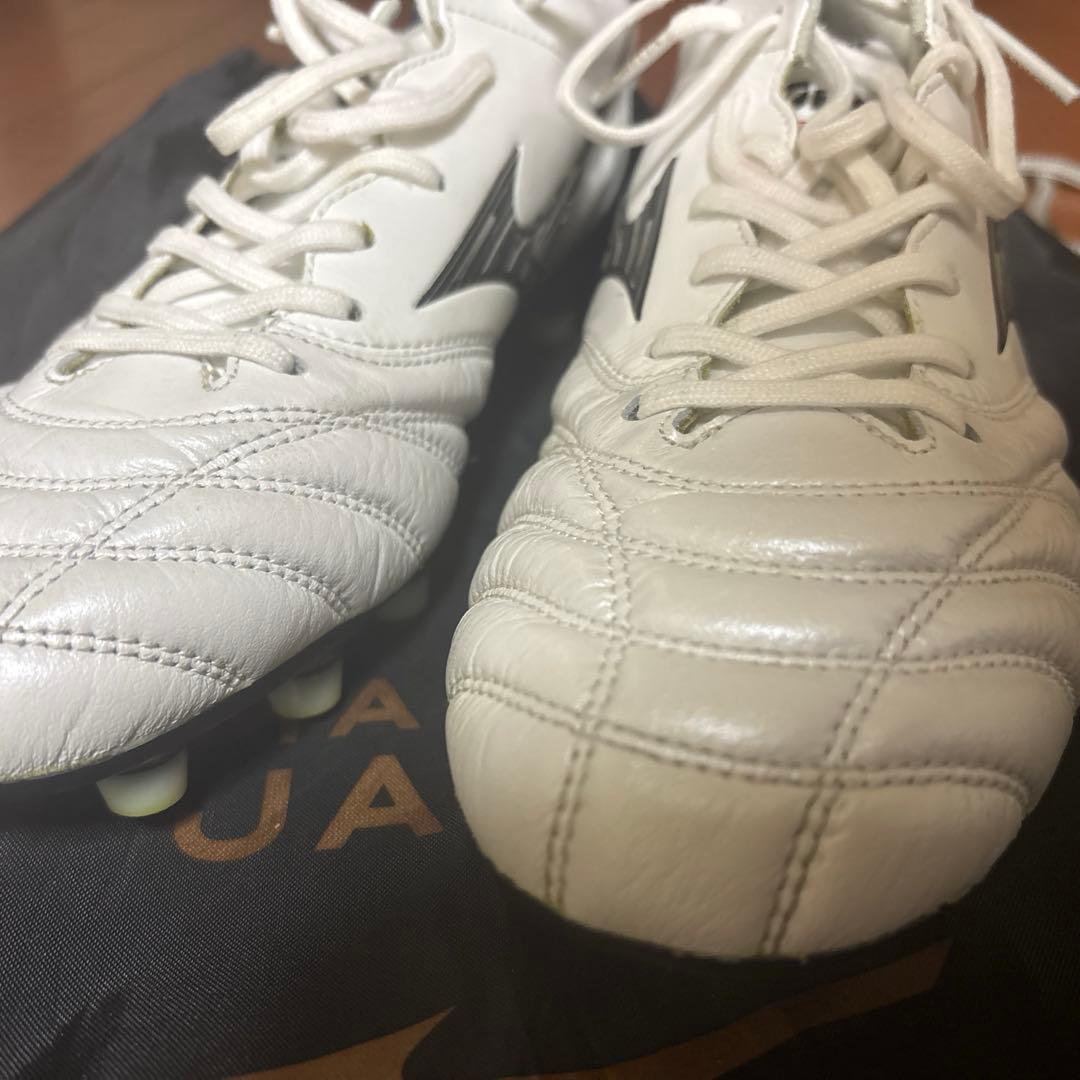 kou57 Mizuno モレリア サッカースパイクホワイト 日本製