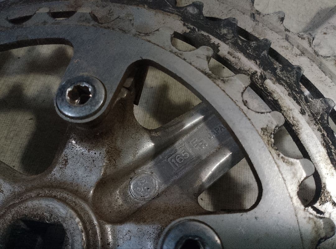 クランクセット SAKAE SX 52/42/32T 165mm