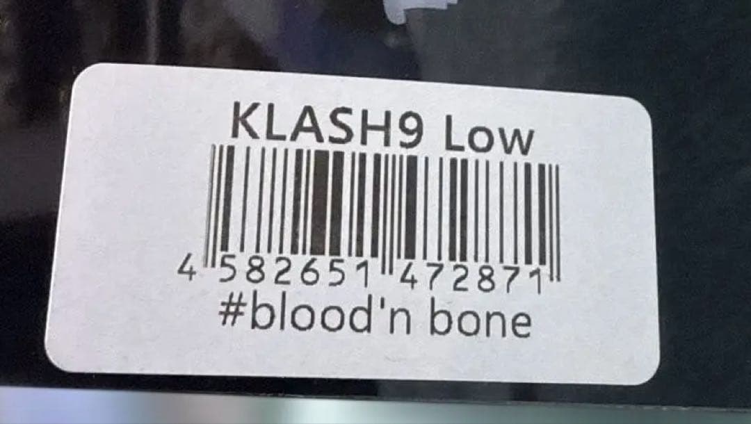 DRT KLASH９LOW - blood'n bone -
