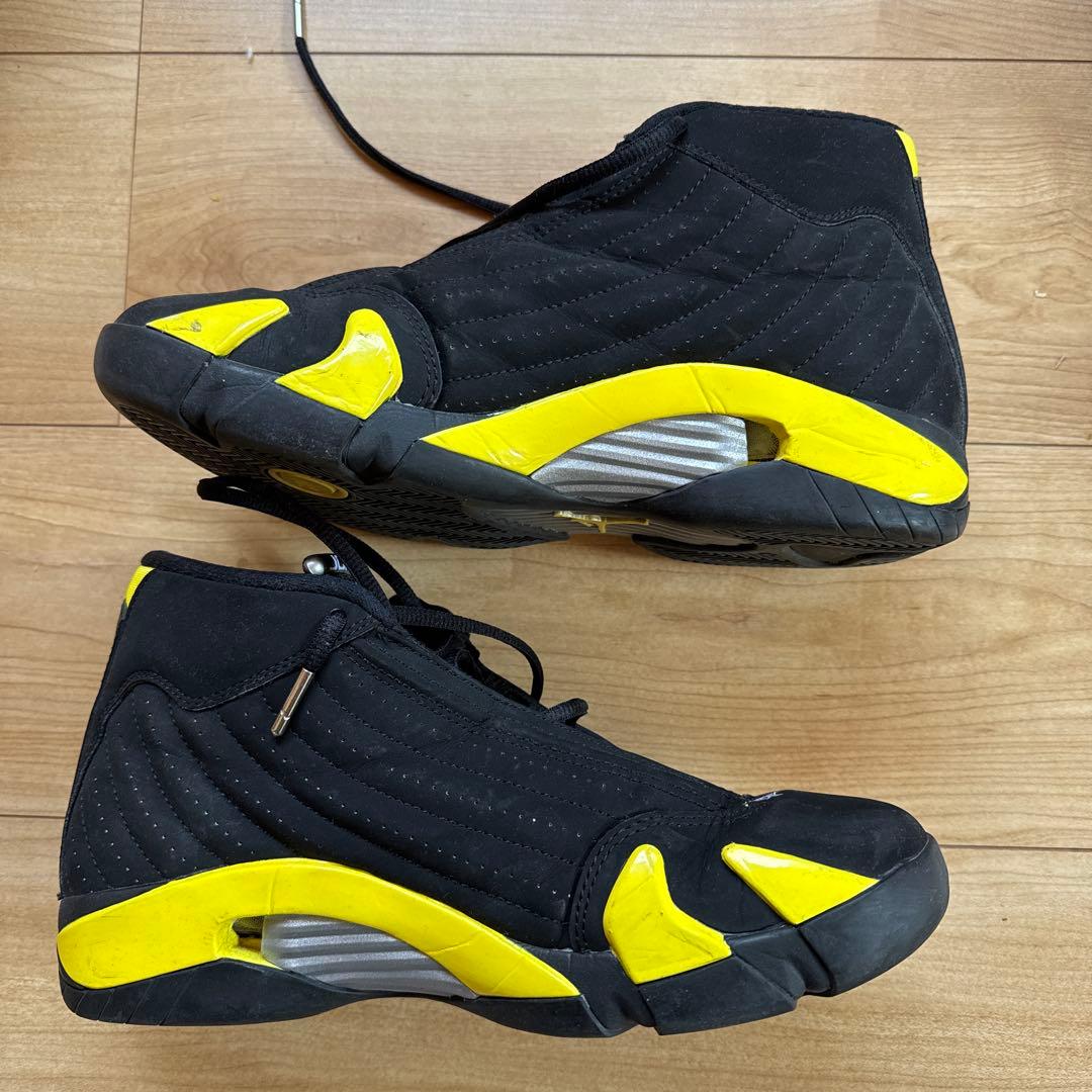 Jordan 14 ブラック/イエロー バスケットシューズ