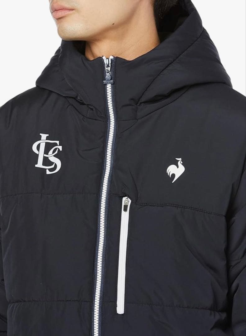 【再値下/新品/未着用】le coq sportif フード付パデッドパーカー