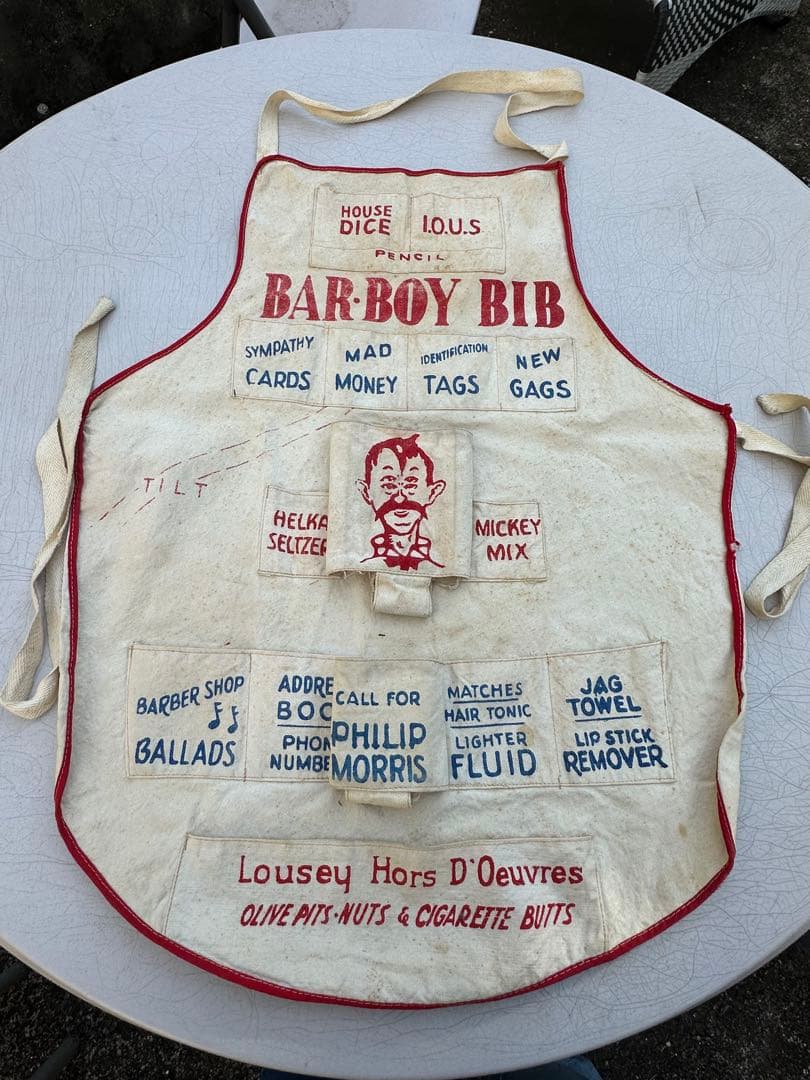 アメリカンビンテージ/BAR-BOY /エプロン/4つ目4eyes/1950s