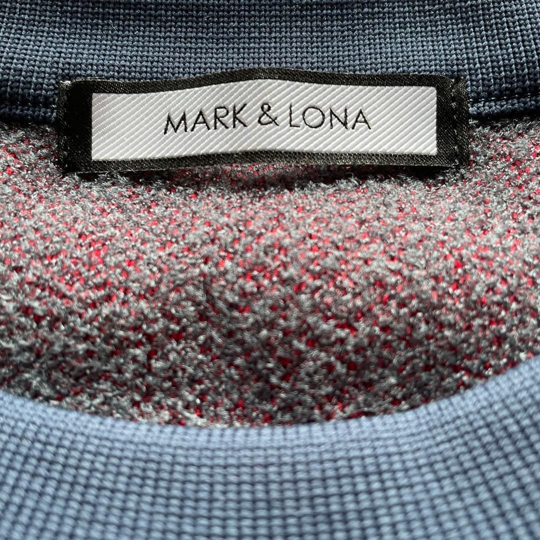 MARK & LONA スウェットシャツ グレー/レッド