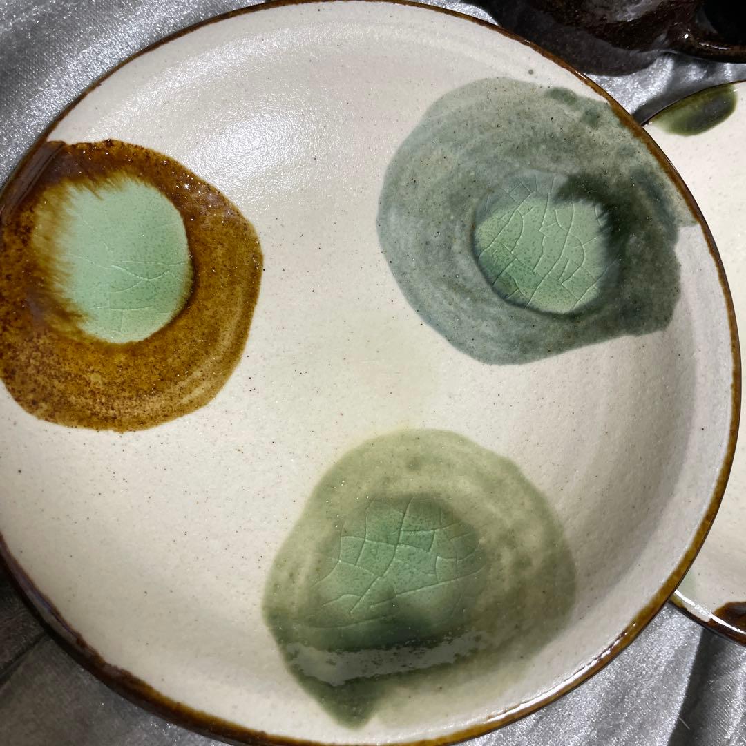 やちむん　皿　3枚セット　瀬底島